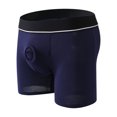 thumbnail image 6 of Men Boxer Underwear Breathable Pouch 3D Cutting Comfortable Home Panties Elastic Low-rise Shorts Briefs, 6 of 8