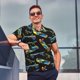 thumbnail image 4 of Fotbe Colorful Skateboard Camiseta Polo de Golf para Hombre con Estampado – Camisa Deportiva Transpirable con Cuello Abotonado-Medium, 4 of 6