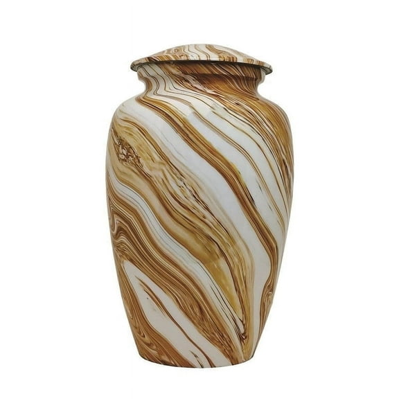 Ample Cremation Urn-Marbled Cremation Urn-Funeral Urn-Handcrafted urns for ashes