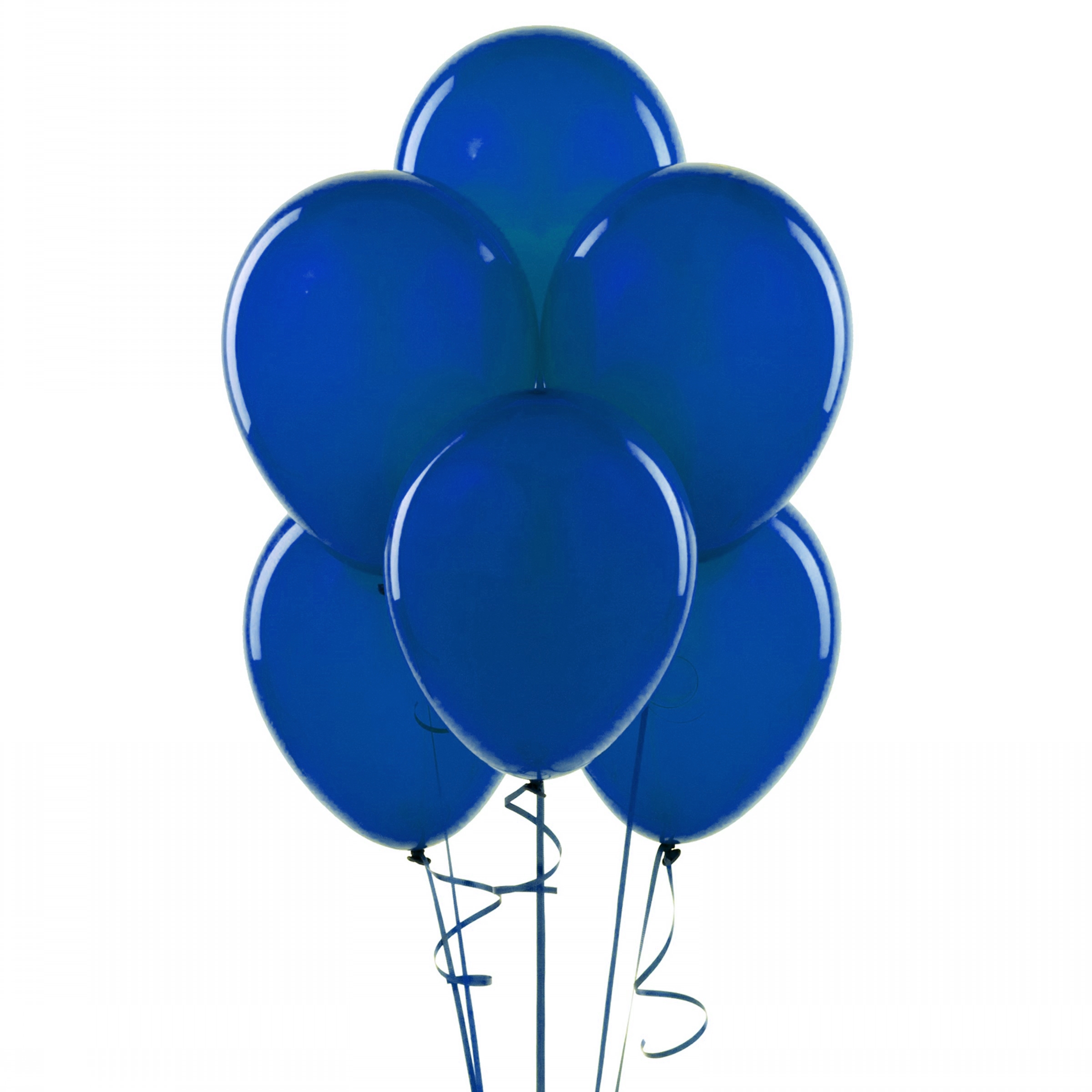 24 Latex Balloons 12" when inflated solid Navy Blue