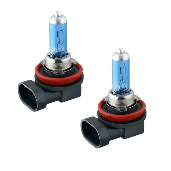 H8 Halogen 35W 12V Fog Lights/Driving Lights Replacement Bulbs Bright White x2