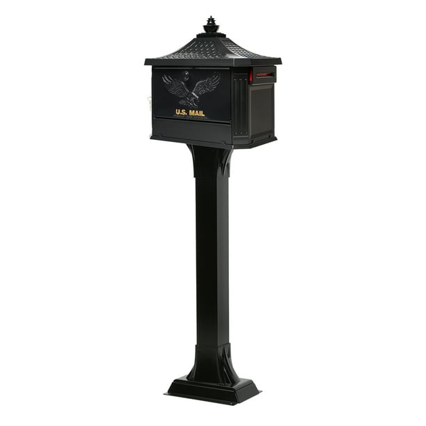 Gibraltar Mailboxes Hemingway AllinOne, Locking, Large, Aluminum