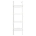thumbnail image 5 of 4 Tiers Bookshelf Acrylic Ladder Type Shelf for Small Spaces Clear Organizer, 5 of 13