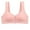Pink, variant on 2 Piece Everyday Bra for Senior Women, Front Closure Bras for Older Women, 2025 Soft Full Coverage No Underwire Bra