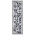 thumbnail image 1 of 2 x 7 ft. Positano Siena Trellis Runner Rug, Gray, 1 of 1