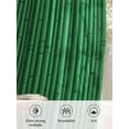 thumbnail image 6 of Sheer Curtains 96 Inches Long, Retro Green Semi Sheer Curtains Light Filtering Window Treatment, Vintage Rustic Plants Trees Lines Pattern Privacy Voile Drapes for Living Room Bedroom 52x96 Inch, 6 of 7