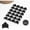 Black, variant on Stickers,Photo Corners Adhesive For DIY Photo Album Journal Cowhide Photo Album Accessories Vintage Stickers Edge Leather Color Adhesive DIY Photo Corners