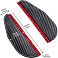 thumbnail image 2 of 2 protectores de lluvia para espejo retrovisor, protector de humo, espejo lateral universal de fibra de carbono, ceja de lluvia para coches, accesorios de cubierta de espejo retrovisor (fibra de carbono) esquí esquí Gafas de esquí, 2 of 5
