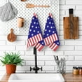 thumbnail image 2 of Set of 2 Stars and Stripes Americana Kitchen Tea Towels 26", 2 of 6