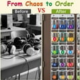 thumbnail image 2 of Classroom Headphone Storage Organizer W/ 30 Pockets, PVC Clear Classroom Pocket{, 2 of 9