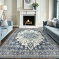 thumbnail image 2 of KUETH 9x12 Area Rugs for Living Room, Non Slip Machine Washable Low-Pile Rugs, Strain resistant and Ultra-thin Print Rug for Bedroom, Dining Room, Home Office., 2 of 7