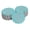 Aqua Blue, variant on Inkdotpot Silver Foil Paper Hang Tags Hugs & Kisses From The Wedding Favor Tags 100 Piece