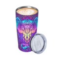 thumbnail image 3 of Kll Elephant In Tribal Style Stainless Stainless Steel Vacuum Insulated Coffee Cup 20 Oz Lids And Straws,1 Metal Straws,1 Cleaning Brush, 3 of 9