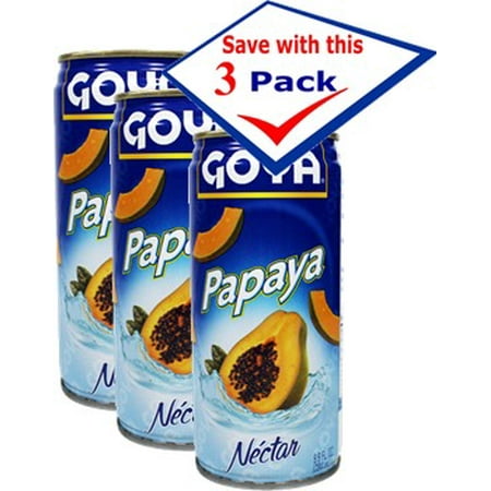 - Goya Papaya Nectar 9.8 oz Pack of 3