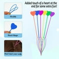 thumbnail image 2 of Tutuviw 20Pcs Quick Beader for Loading,Quick Hair Beader Tool,Plastic Ponytail Maker,Elastic Hair Braiding Set,Automatic Threader Braid Loop for Women Plait Styling Accessories Supplies (Multicolore), 2 of 8