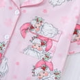 thumbnail image 6 of Wensltd Christmas Pajamas for Women Set Button Down Short Sleeve Fashion Soft Pajama Outfit Home Wear, 6 of 7