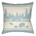 thumbnail image 2 of Lodge Cabin Woodland Tan and Beige 20 x 20 In. Pillow with Poly Fill, 2 of 7