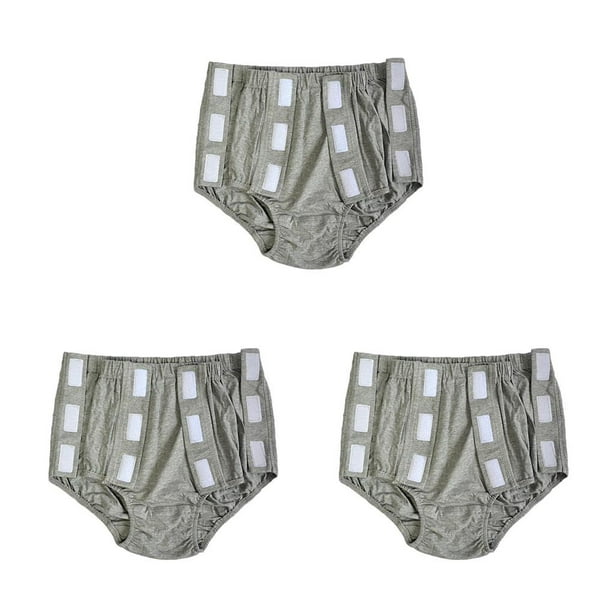Pañal protector de incontinencia para mujer Soidarity Cómodo y a prueba de fugas Gris XL Type1 NO1