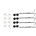 thumbnail image 4 of Correas de seguridad para TV, a prueba de bebés, ajustables, portátiles, para muebles, kit de anclajes de pared para TV, estanterías y televisores de 4 piezas, 4 of 8