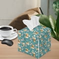 thumbnail image 2 of ZUXONGSY Cute Corgi Square Tissue Box Covers Modern PU Leather Tissue Box Holder Stylish Facial Napkin Box Holders Waterproof Tissue Cover for Children Birthday Gifts, 2 of 7