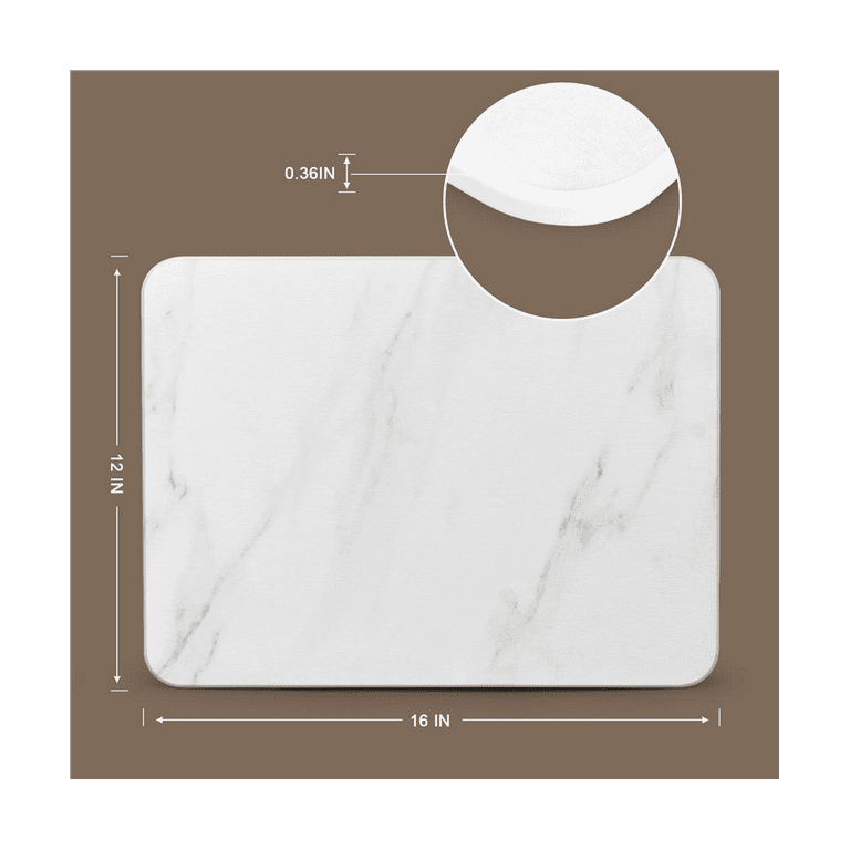 Stone Drying Mat for Kitchen Counter, Super Absorbent, Heat Resistant Dish  Drying Mats, Eco-Friendly Diatomaceous Earth Stone Rack Tableware Mat