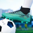 thumbnail image 6 of Soccer Cleats Mens Football Cleats Professional Soccer Shoes High-Tops Non-Slip Spikes for Big Boys Wide Training Sneaker, 6 of 8