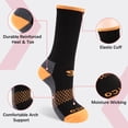 thumbnail image 4 of COOPLUS Womens Athletic Socks 12 Pairs (6 Ankle + 6 Crew), Soft Cushioned Moisture-Wicking Casual Socks, 4 of 9