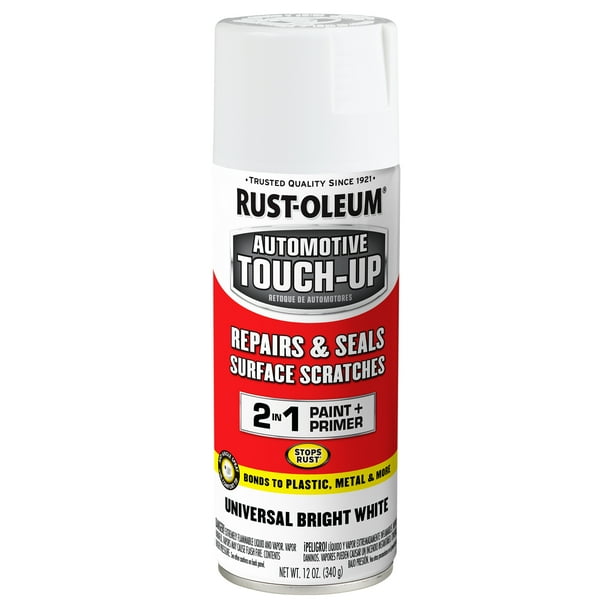 Universal Bright White, RustOleum Gloss Automotive TouchUp Spray