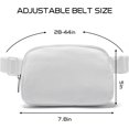 thumbnail image 3 of shiyou-Fanny Pack, White, One Size, Mini Belt Bag, 3 of 4