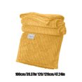 thumbnail image 2 of Blankets & Throws Clearance, Fleece Blanket, Gift Blanket, Fleece Air Conditioning Blanket, Nap Blanket(Yellow,100x120cm), 2 of 6
