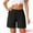 Black, variant on DARING DIVA Women's High Elastic Lounge Shorts with Pockets XS Black