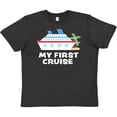 thumbnail image 3 of Inktastic My First Cruise with Cruise Ship and Palm Trees Youth T-Shirt, 3 of 5