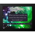thumbnail image 2 of ArtsyQuotes 14x12 Black Modern Framed Museum Art Print Titled - B.C.Forbes Quote: Inside You, 2 of 5