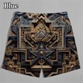 thumbnail image 1 of Machine Graphic Shorts Men Summer Beach Shorts 3D Printed Forward Board Trunks Swimsuit Homme 2024 Summer Homme Running Shorts, 1 of 5
