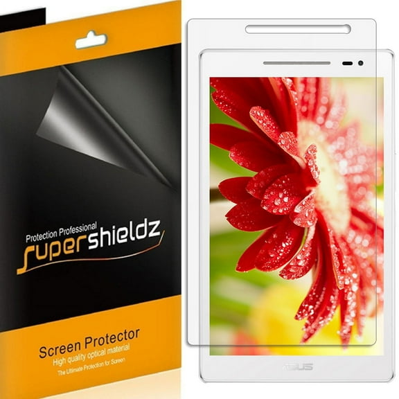 [3-Pack] Supershieldz for ASUS ZenPad 8 [Z380M] Screen Protector, Anti-Bubble High Definition (HD) Clear Shield