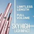 thumbnail image 5 of Maybelline Sky High Volumizing, Buildable, Lengthening Mascara Makeup, Defining, Curling, Multiplying, Washable Very Black, 0.2 fl oz, 5 of 7