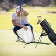 thumbnail image 4 of OULII Transparent Golf Push Cart Bag Cover Rainproof Nylon Plastic for Strong Golf Bag Protection, 4 of 8