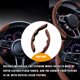 thumbnail image 4 of Riwesomey Embellecedor de marco para volante de coche, pegatina de decoración para camión y automóvil, Kit Interior antideslizante Universal, rojo de Automoción decorativa y accesorios Marrón, 4 of 6