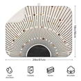 thumbnail image 2 of 2 Pcs Boho Dish Drying Mat - 18 X 24 Inch Absorbent Microfiber Kitchen Counter Mat – Quick-Dry Dish Rack Alternative, Kitchen Decor Dish Drying Pad for Dishes, Cups, Utensils, Pots & Pans, 2 of 3