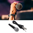 thumbnail image 1 of Micrófono XLR Con Cable, XLR A 1/4 Pulgada Vocal Dynamic Micrófono Explosión Explosión de explosión para karaoke Para Cantar Grabació, 1 of 7