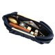 thumbnail image 3 of Bolso de noche CHARMING TAILOR Elegante satinado plisado azul marino, 3 of 7