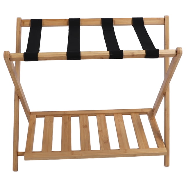 Folding Luggage Rack, Widened Dense Webbing Folding Luggage Stand for Home