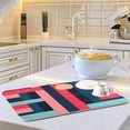 thumbnail image 6 of Yayeee Dish Drying Mat for Kitchen Counter 18"x24" Microfiber Absorbent Pad, Navy Blue Stripes, 6 of 7