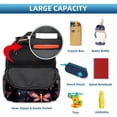 thumbnail image 5 of Fireflies Airport Backpack Preppy Cute Mini Shoulder School Backpack Lightweight with Adjustable Shoulder Strap Large Capacity Printed Design, 5 of 6
