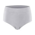 thumbnail image 5 of Matoen Womens Mid Waist Briefs Underwear, Full Coverage Seamless Stretch Comfort Breathable Panties for Ladies, 5 of 5