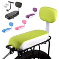 thumbnail image 3 of Mosiee Brand New Durable And Practical Rear Saddle Seat 34Cm*16Cm Bicycle Stainless Steel Strong Support With Back Rest, 3 of 9