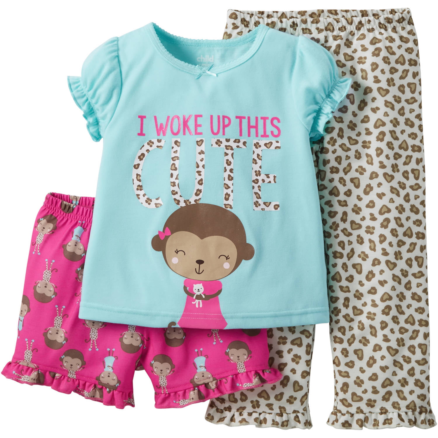 Child of Mine made by Carter's Baby Toddler Girl Shirt, Short and Pant ...