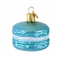 thumbnail image 2 of Old World Christmas Macaron - One Ornament 2 Inch, Glass - Ornament French Pastry 32242 Blue, 2 of 3
