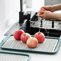 Toyandona Kitchen Drainer Rack 1Pcs Green Plastic Food Safe for Household Item