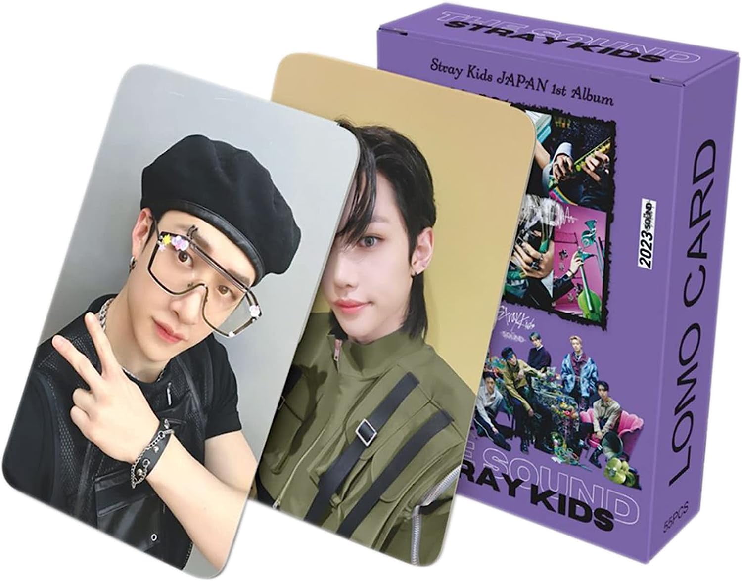 Stray Kids The Sound 55 PCS Photocards New Album Kpop Merchandise Lomo Card Set Gift for Fans, Party, Decoration, Birthdays